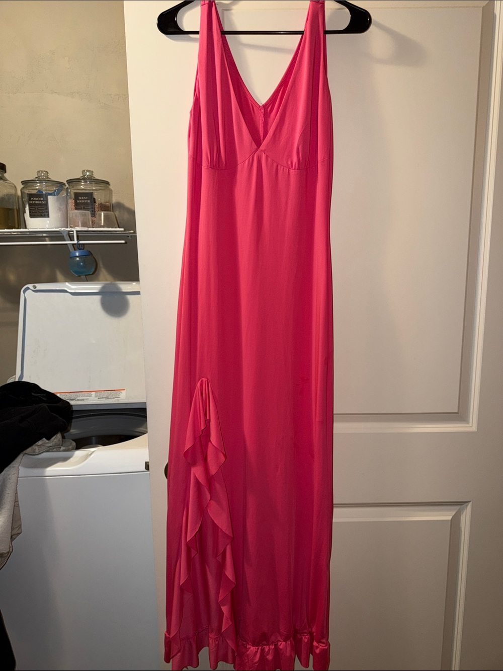 Women's Hot Pink Sleeveless Nightgown